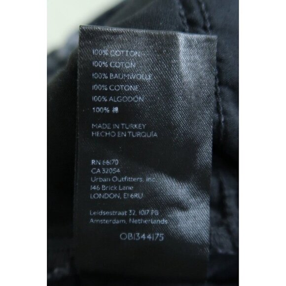 BDG Urban Outfitters Flare Jeans Black Bootcut Cropped Destroyed Women's Sz 24 - Picture 10 of 10